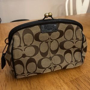 Coach Signature Makeup Pouch